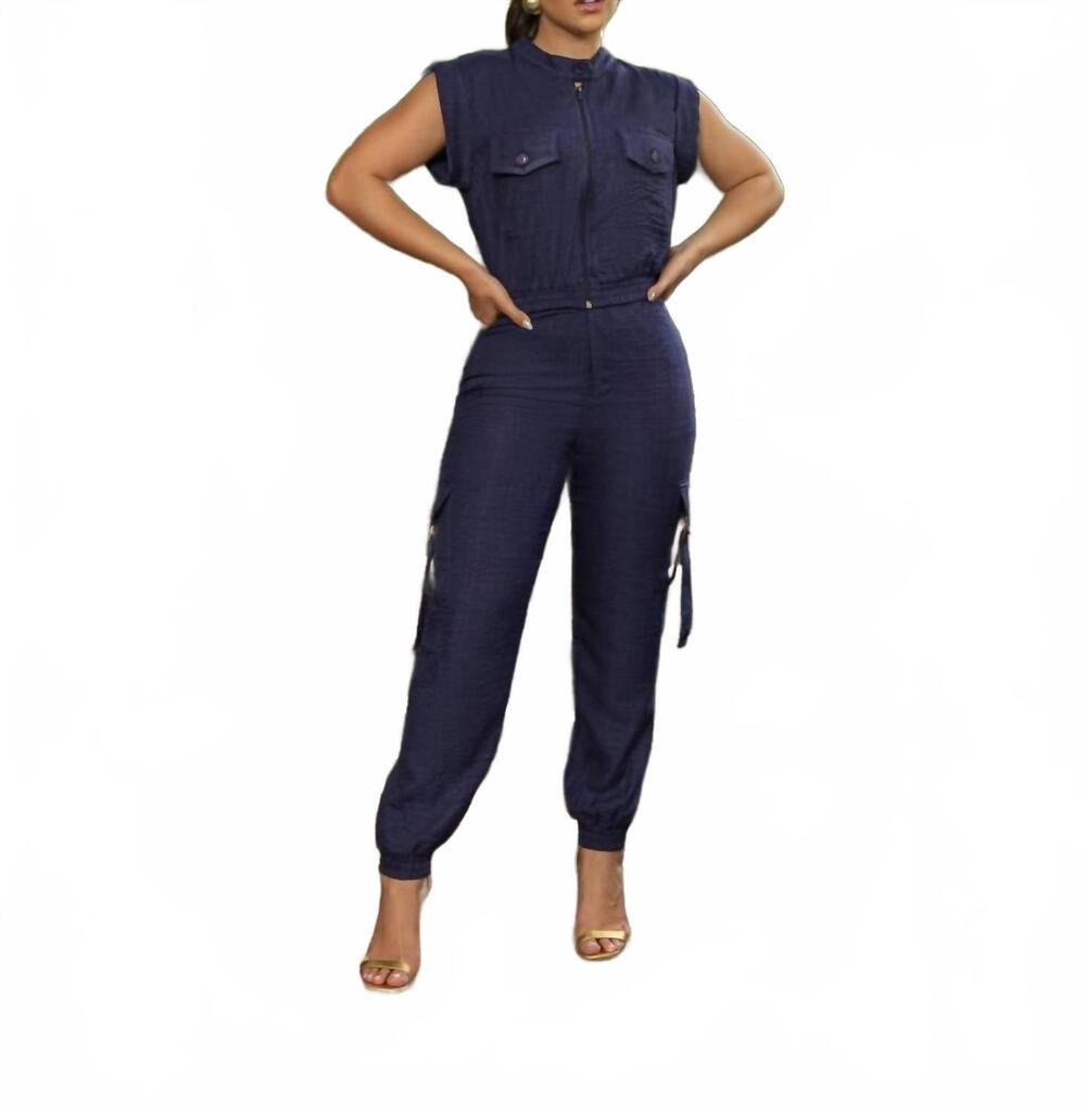 NEW MARA BY TOP LONDON signature lined utility set in navy